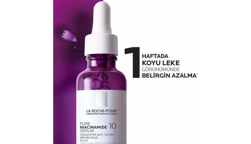 La Roche-Posay Hassas Ciltler İçin Özel Koyu Leke Karşıtı Saf Niacinamide 10 serum 30 ML