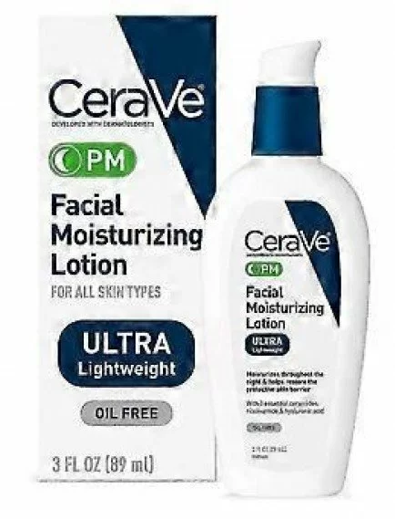 Cerave Yüz Nemlendirici, Gece Kremi Yüz Nemlendirici Losyon, 89ML