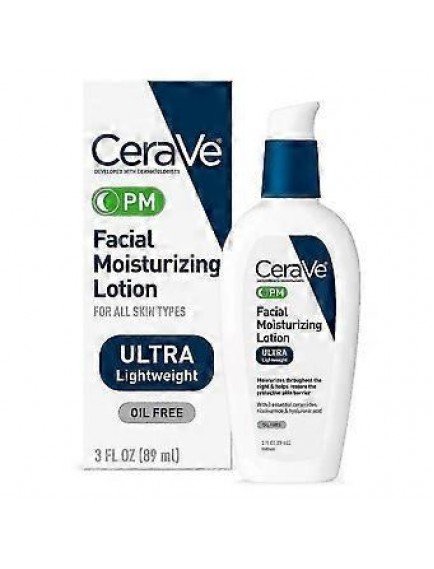 Cerave Yüz Nemlendirici, Gece Kremi Yüz Nemlendirici Losyon, 89ML