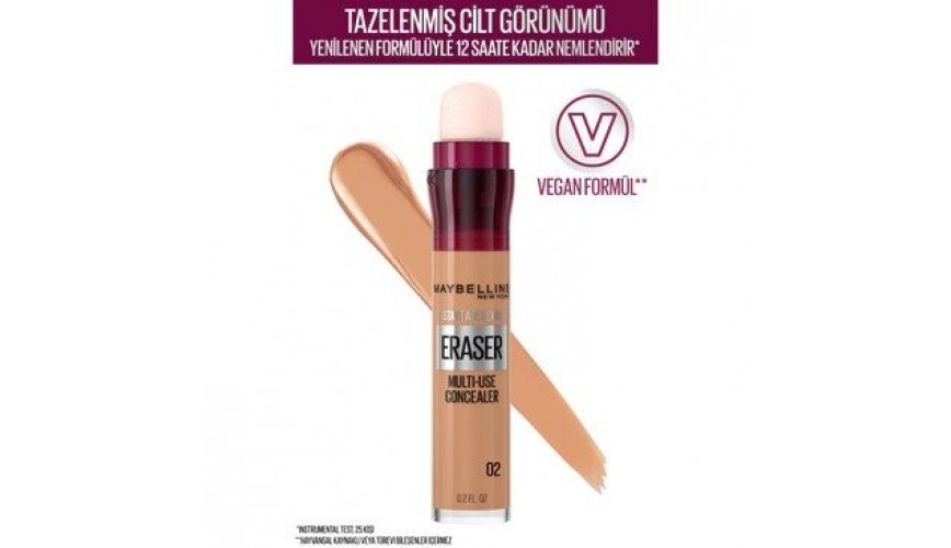 Maybelline New York Instant Anti Age Eraser Kapatıcı No: 02 Nude