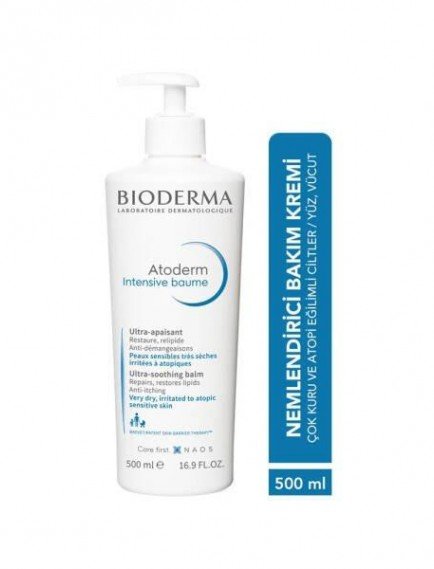 Toptan kozmetik Bioderma Atoderm Intensive Baume Nemlendirici Bakım Kremi 500 ml PUANSIZDIR