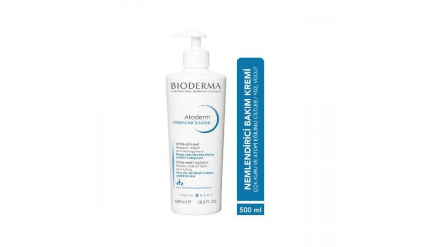 Bioderma Atoderm Intensive Baume Nemlendirici Bakım Kremi 500 ml PUANSIZDIR Bioderma Atoderm Intensive Baume Nemlendirici Bakım Kremi 500 ml PUANSIZDIR