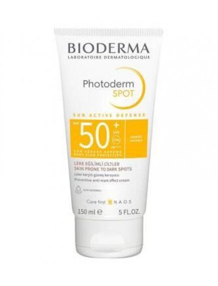 Toptan kozmetik Bioderma Photoderm Spot Spf 50+ Leke Karşıtı Güneş Kremi 150 ML