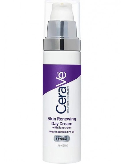 CeraVe Yaşlanma Karşıtı Yüz Kremi SPF 30 | Hyaluronik Asit ve Seramidler İçeren Kırışıklık Karşıtı Retinol Krem | 1.7 oz