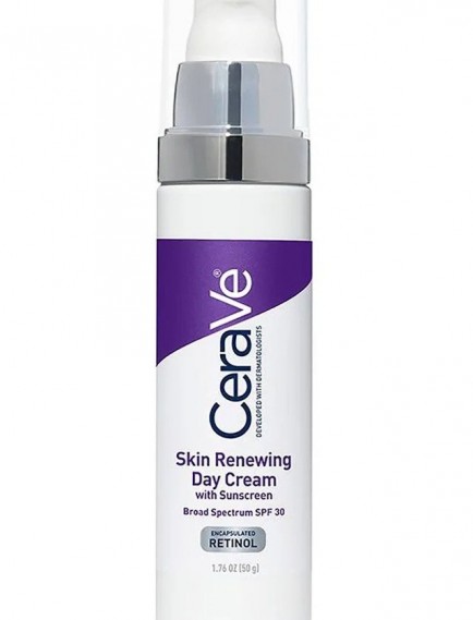 CeraVe Yaşlanma Karşıtı Yüz Kremi SPF 30 | Hyaluronik Asit ve Seramidler İçeren Kırışıklık Karşıtı Retinol Krem | 1.7 oz