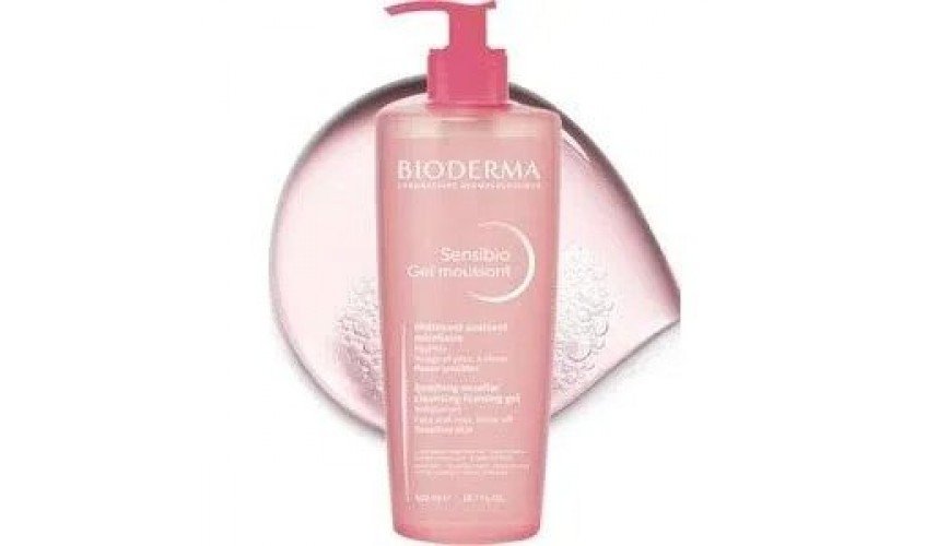 Bioderma Sensibio Foaming Gel Rinsing Micellar Cleansing Special for Dry Skin 500 ml